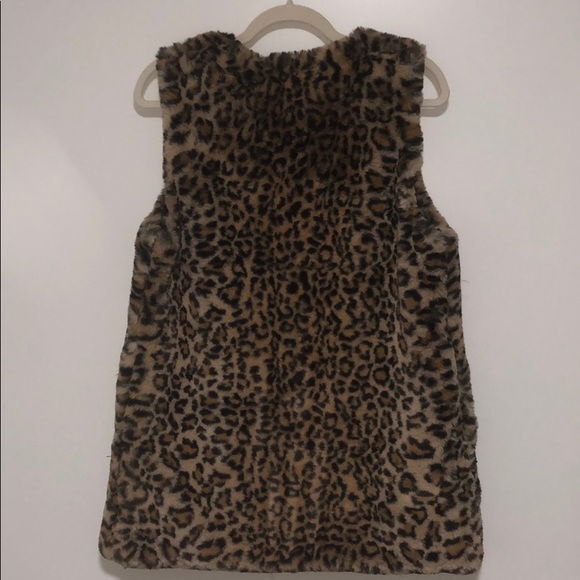 Cheetah Print Long Vest - Picture 7 of 7